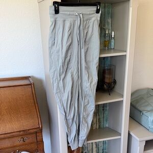 lululemon athletica Light Gray Track Pants